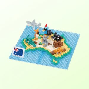 Australia Map nanoblock set