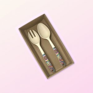 Betty Club design salad servers in gift box