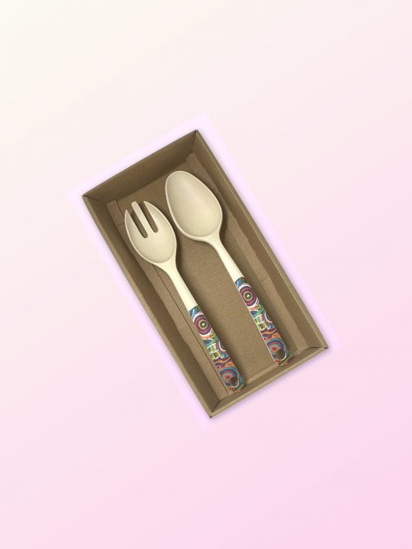 Betty Club design salad servers in gift box