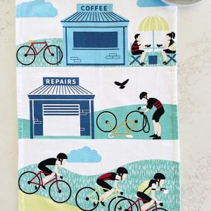 Cycling Tea Towel