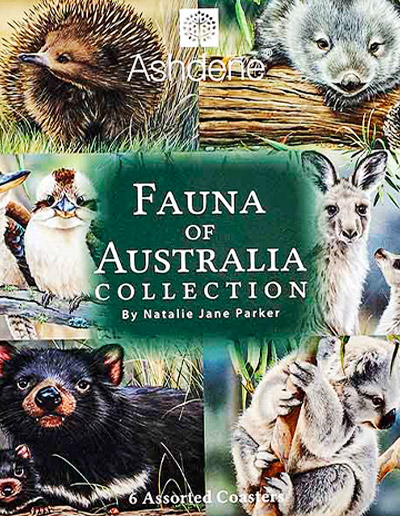 Fauna of Australia Coasters set of 6