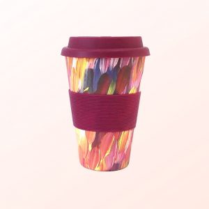 Gloria Petyarre design travel coffee cup