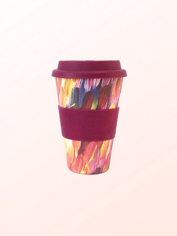 Gloria Petyarre design travel coffee cup