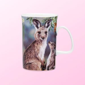 Kangaroo design mug