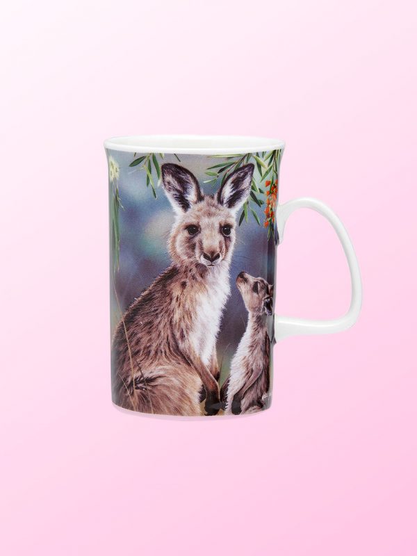 Kangaroo design mug