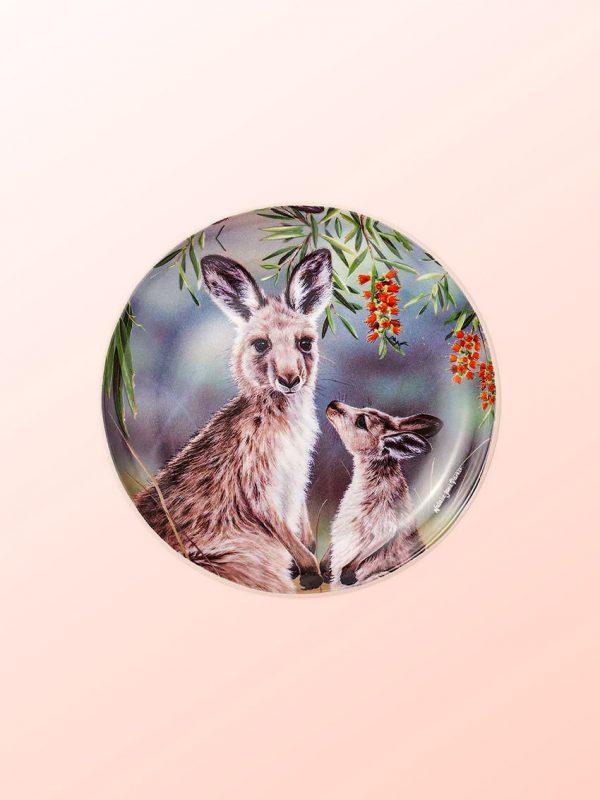 Kangaroo design plate