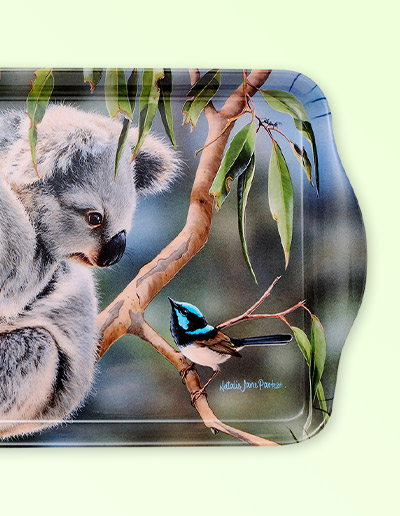 Koala and wren scatter tray