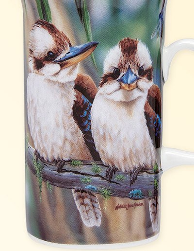 Kookaburra design mug