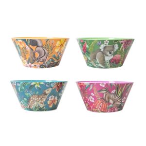 Exotic Paradiso design bowl set of 4