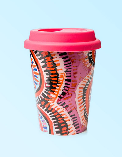 Murdie Morris design travel coffee mug
