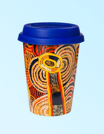 Nora Davidson design travel coffee mug