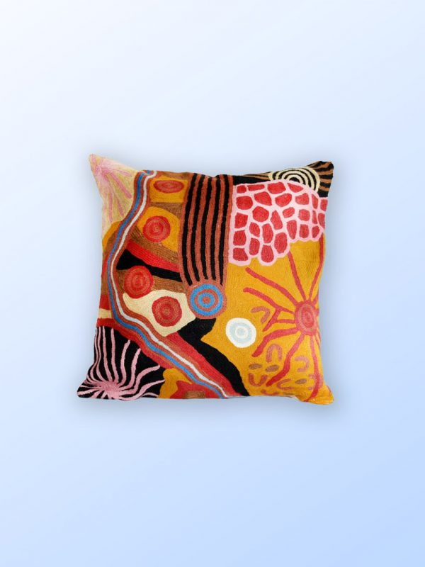 Damien and Yilpi Marks large cushion cover 50cm