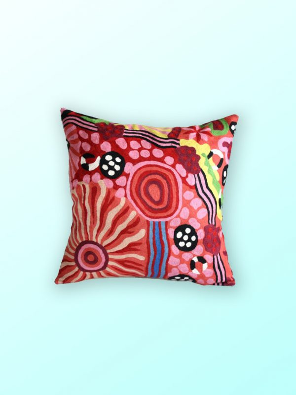 Damien and Yilpi Marks cushion cover 50cm