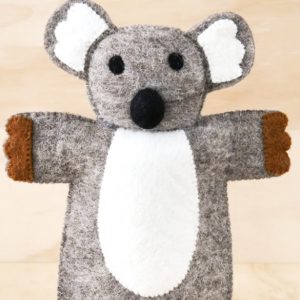 Felt koala puppet