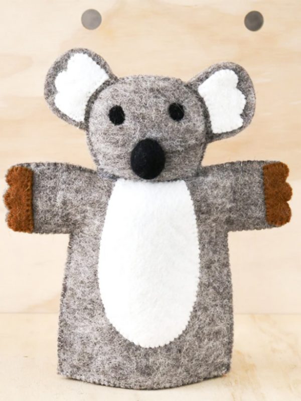 Felt koala puppet