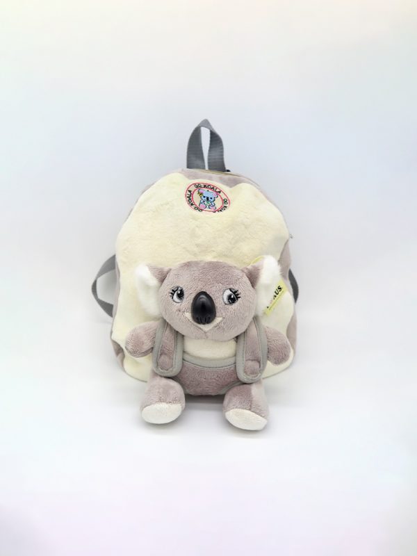 Grey Koala Plush backpack