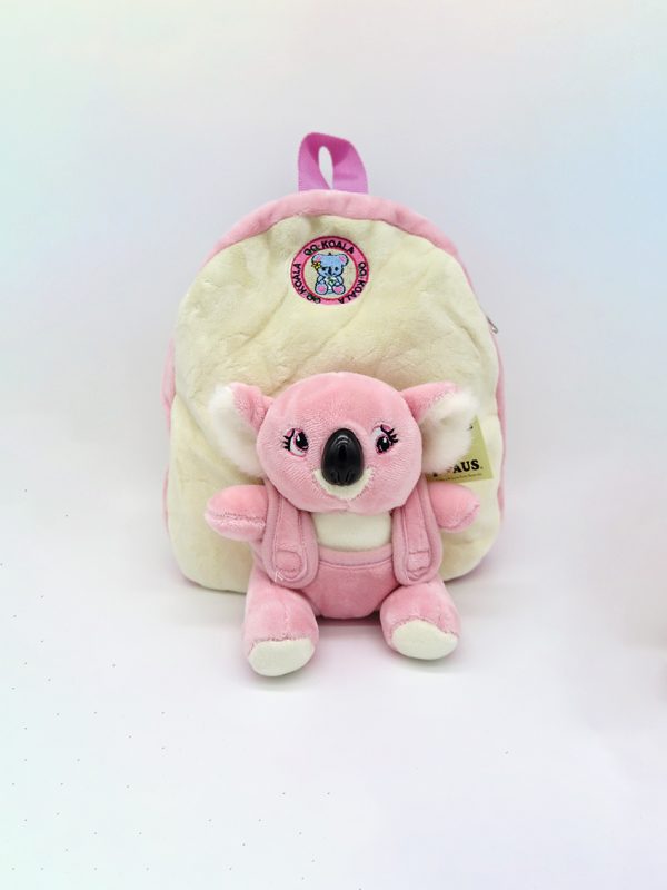 Pink Koala Plush backpack