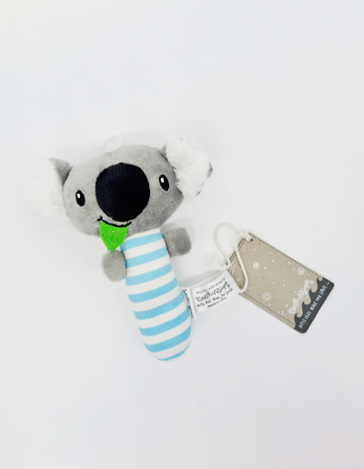 Blue Koala baby rattle