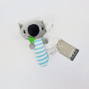 Blue Koala baby rattle