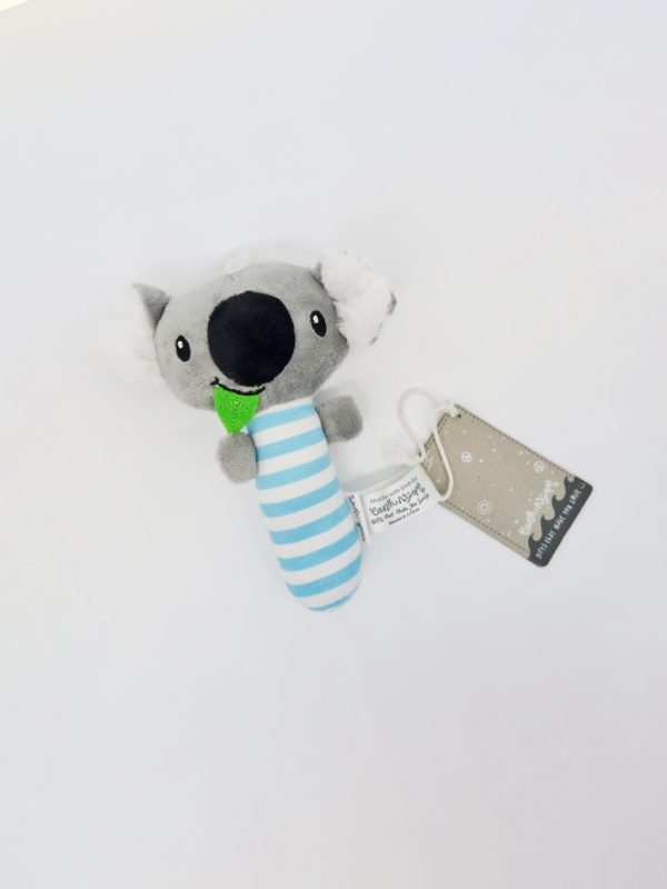 Blue Koala baby rattle