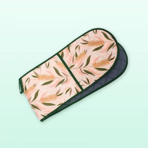 Bottlebrush double oven mitt