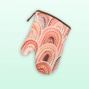 Sandhills design single oven mitt