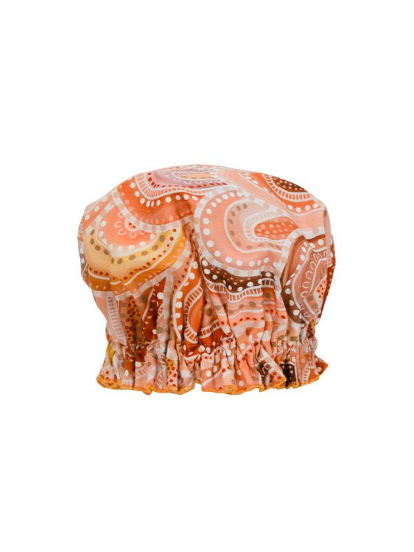 Sandhills design shower cap