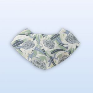 Waratah baby bandana bib