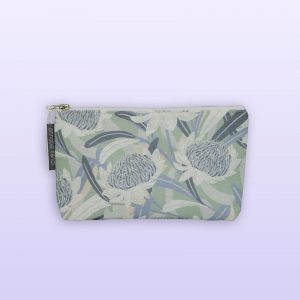 Waratah design small cosmetic bag