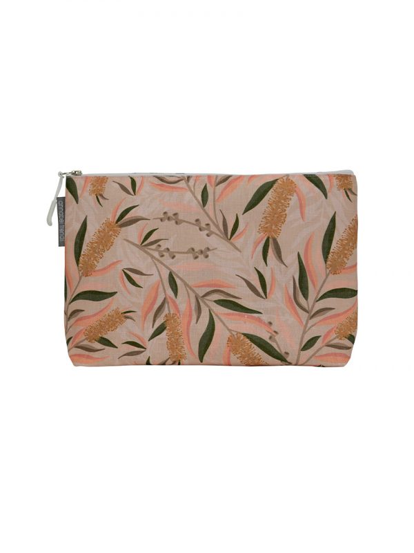 Bottlebrush large cosmetic bag