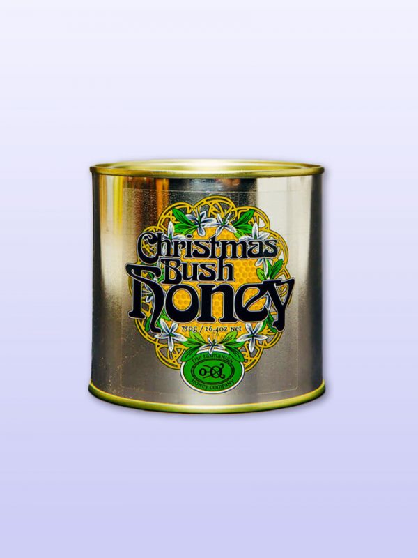 Christmas Bush Honey tin