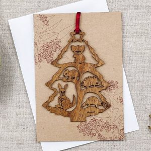 Christmas tree card