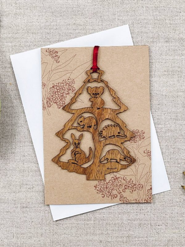 Christmas tree card