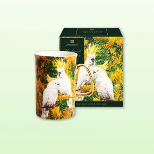 Sulphur Crested Cockatoo mug and gift box
