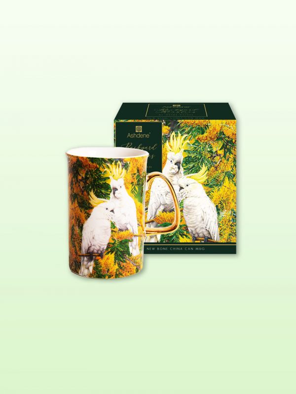 Sulphur Crested Cockatoo mug and gift box
