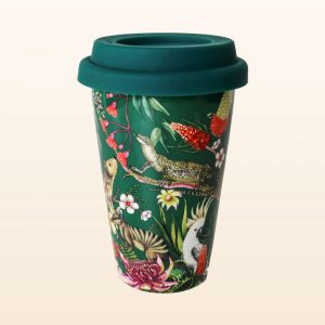 Exotic Paradiso Travel mug with silicone lid