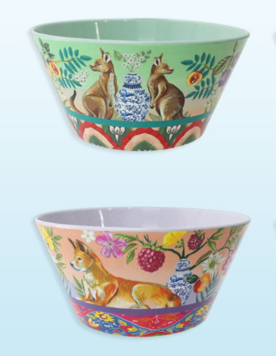 Serendipity design bowls. Two shown here