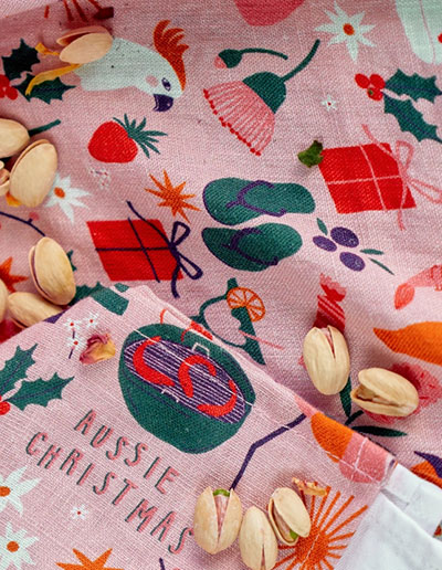 Christmas design fabric