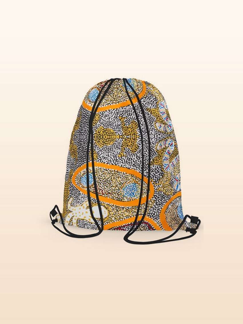 Elaine Lane Drawstring Backpack - Alperstein Designs - Souvenirs Direct