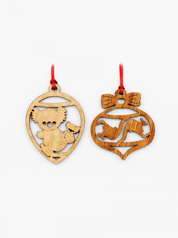 Koala and Kangaroo decorations