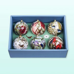Wildflower baubles set of 6