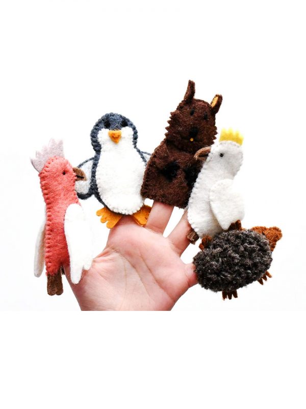 Australian Animals finger puppets Set B