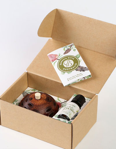 Mini tea tree oil & pod gift box