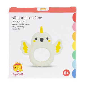 Silicone Teether Cockatoo in the box