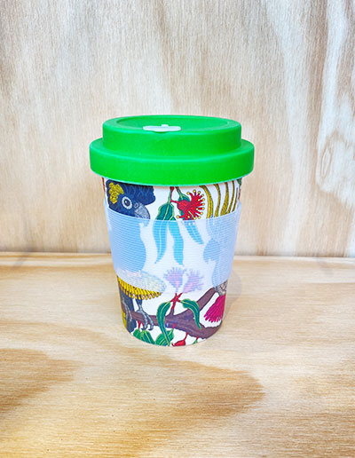Squidinki Cockatoo travel cup