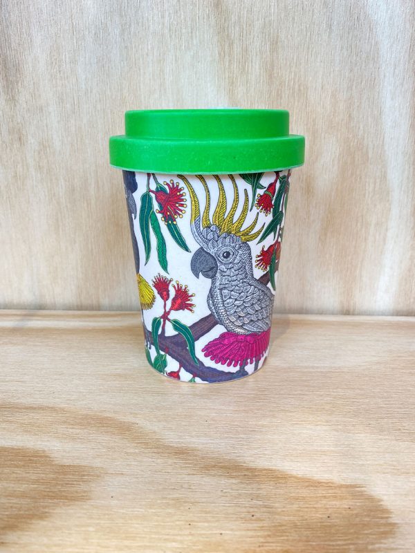 Squidinki Cockatoo travel cup