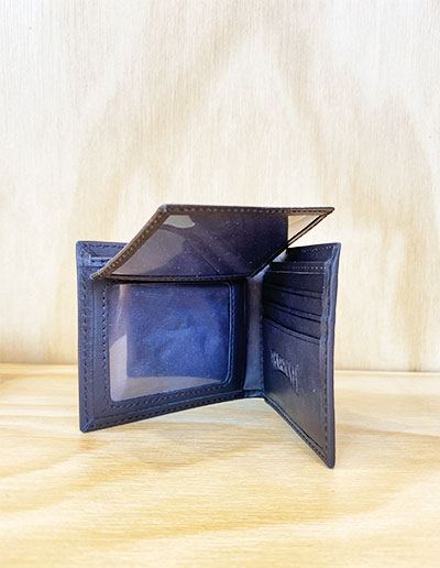 Black Kangaroo Leather wallet