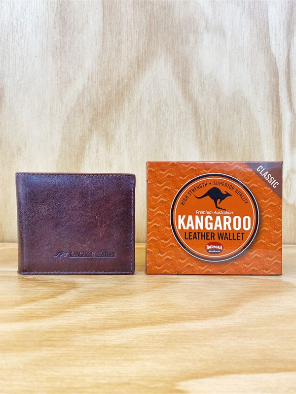 Brown Kangaroo Leather wallet