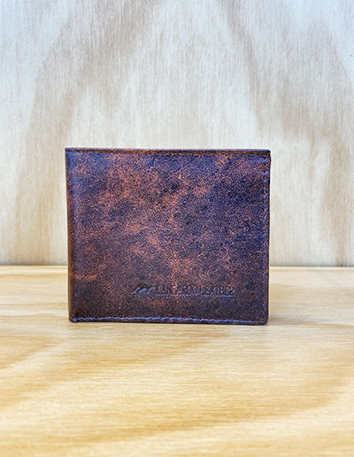 Vintage look Kangaroo leather wallet