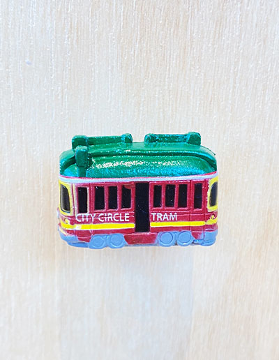 3D Melbourne Tram magnet